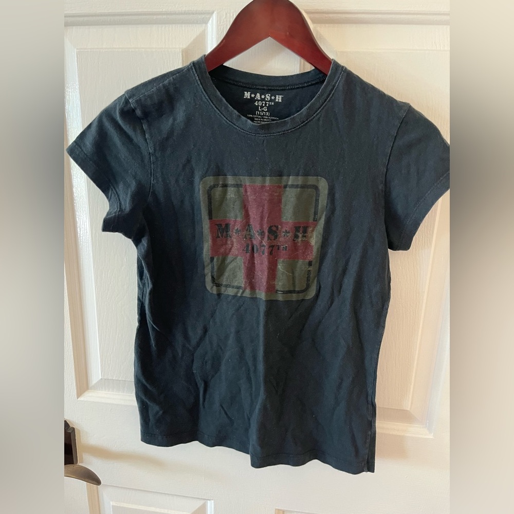 Juniors size large 11/13 MASH brand gray/black